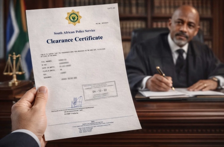 SAPS Police Clearance Certificate — ready for client